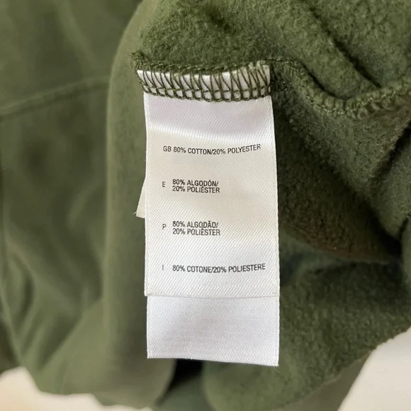 The North Face Men’s Olive Green Graphic Hooded Sweatshirt Size XL - Picture 9 of 10